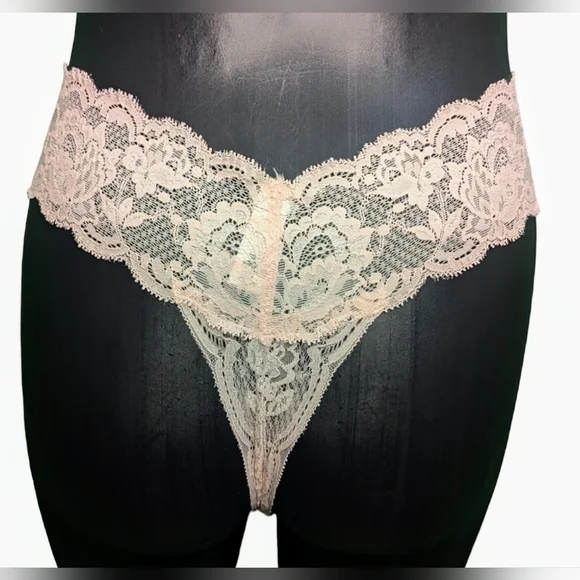 Cosabella Never Say Never Cutie Thong OS Pink Lilly - Picture 2 of 5